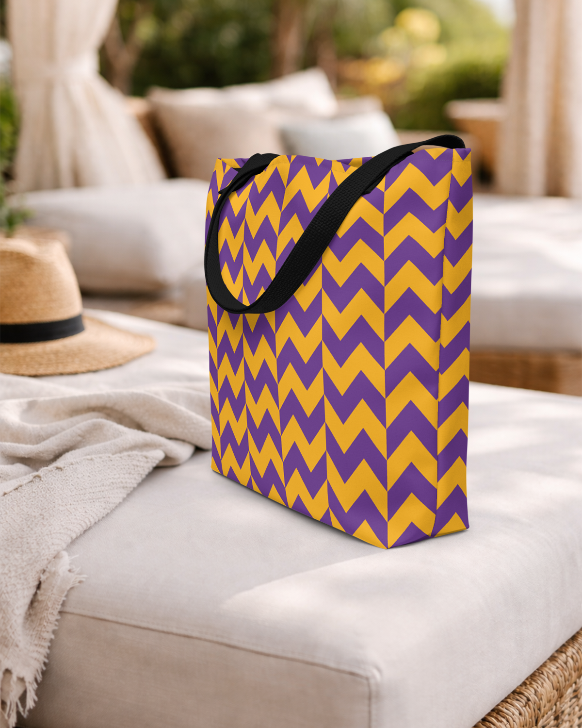 True Colors geometric intersex pride tote bag