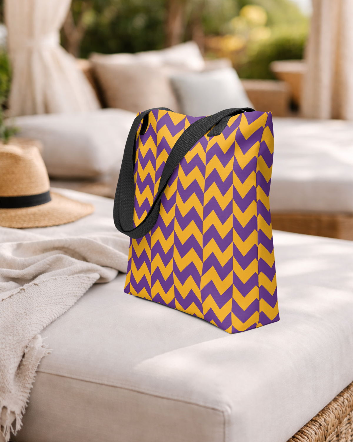 True Colors geometric intersex pride tote bag